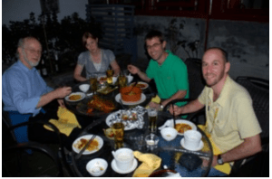 Szechuan in Beijing with George Vecsey, Katie Thomas, Ben Schpigel and Jeffrey Marcus.